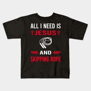 I Need Jesus And Skipping rope Kids T-Shirt